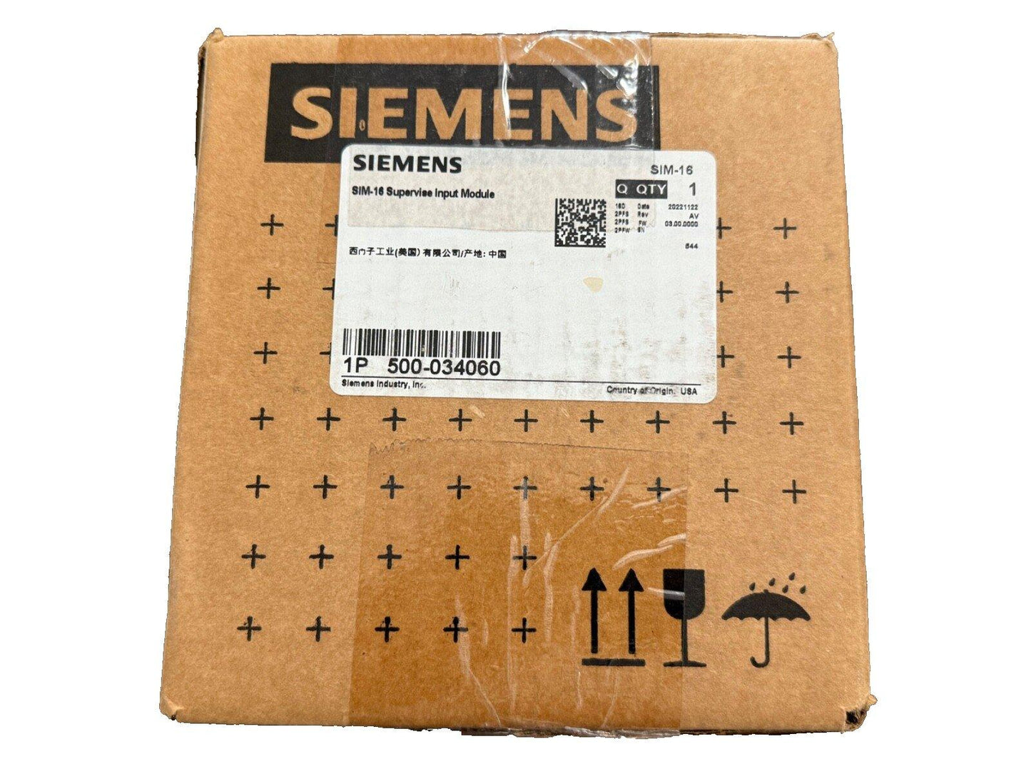Siemens SIM-16 Fire Alarm Supervise Input Module (NEW IN BOX)