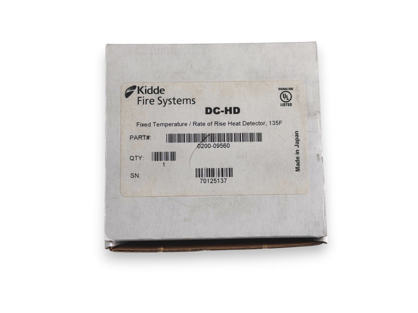 Kidde-Fenwal DC-HD Fire Alarm Heat Detector (NEW IN BOX)