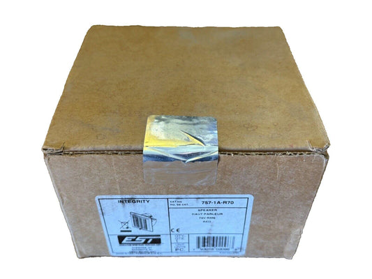 EST Integrity 757-1A-R70 70V RMS red speaker fire alarm equipment in original box