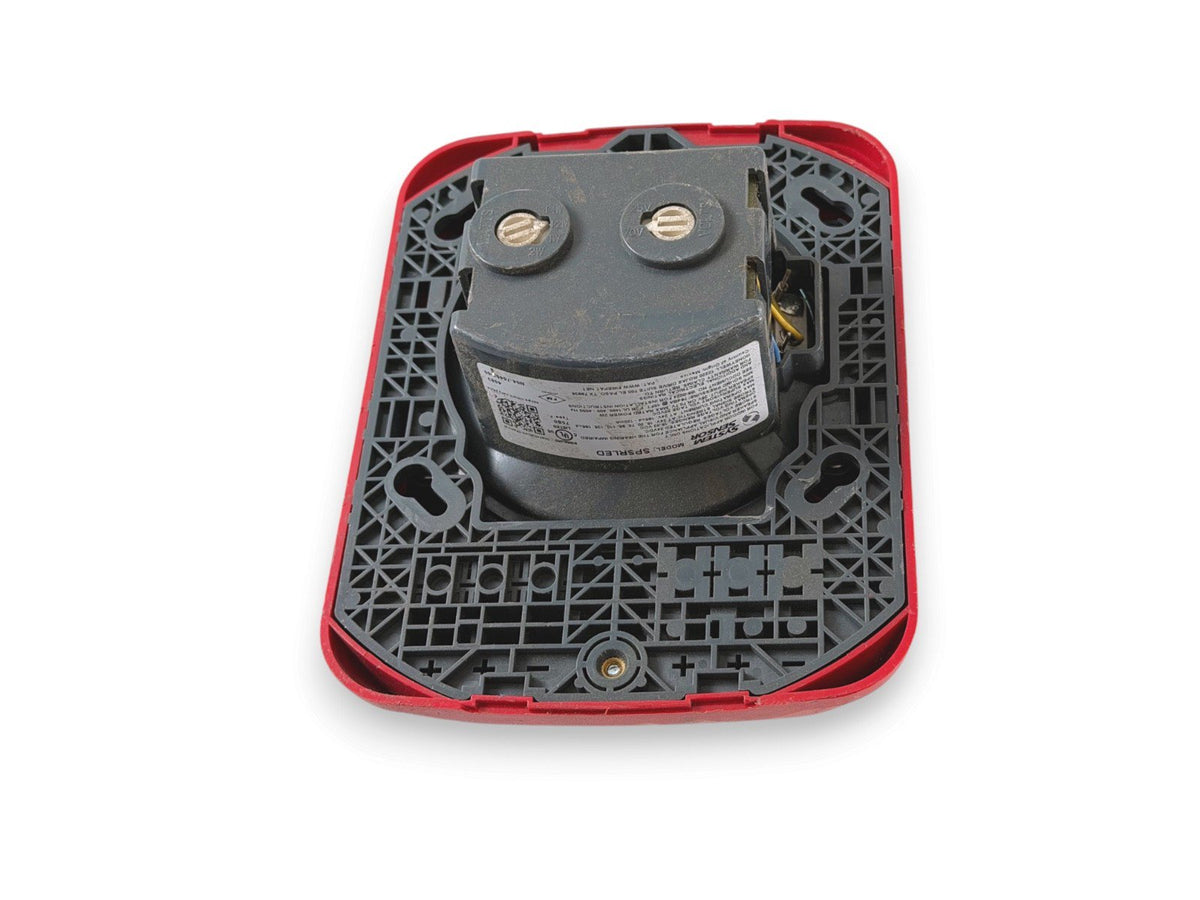 System Sensor SPSRLED Fire Alarm Speaker Strobe Wall Red