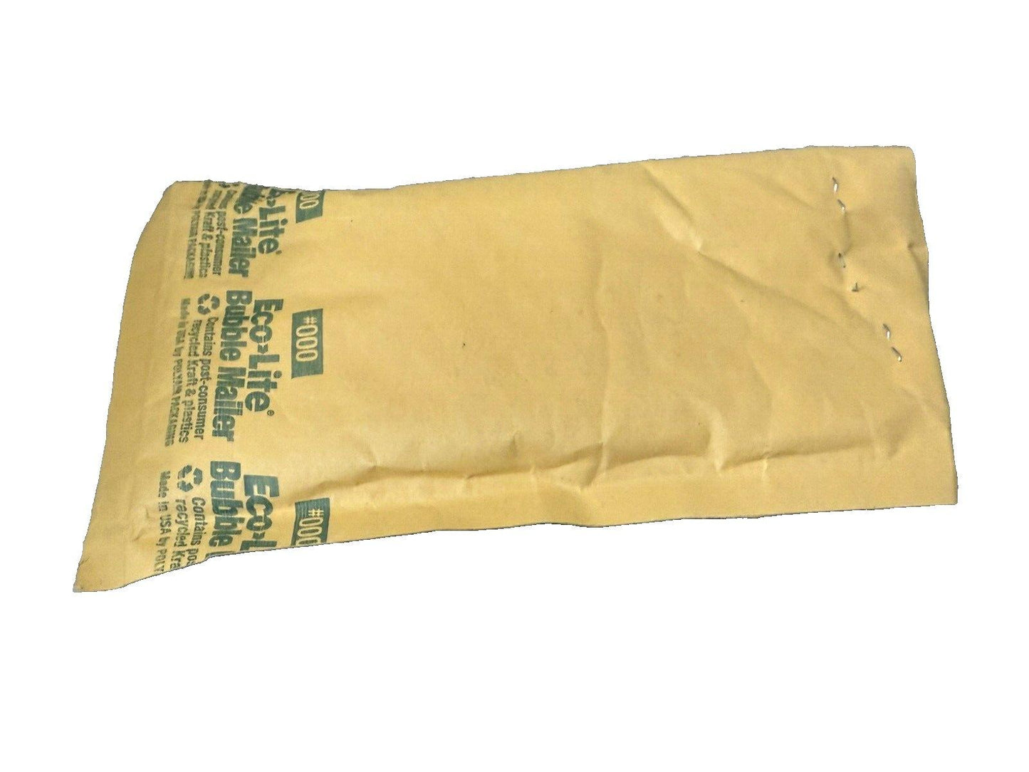 Eco-Lite bubble mailer #000, recycled kraft packaging for fire alarm equipment shipping