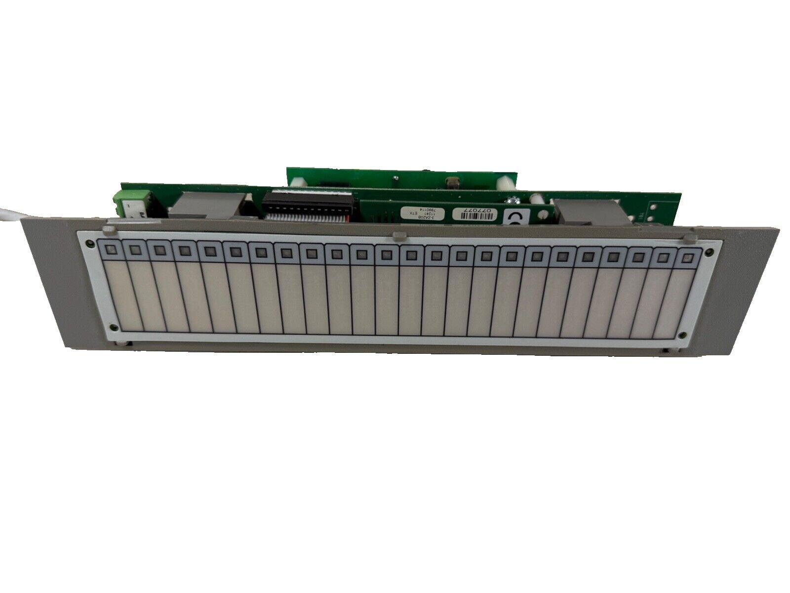 Fire alarm control panel module with circuit board and terminal connectors for commercial security systems