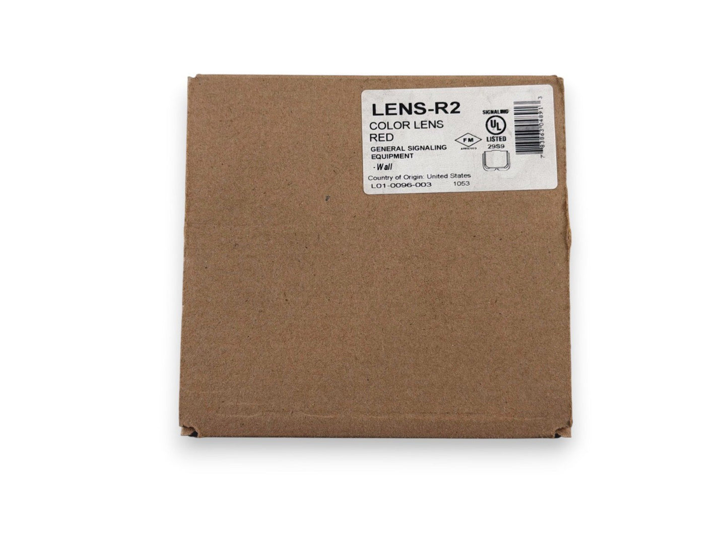 System Sensor LENS-R2 Red Strobe Lens (NEW IN BOX)