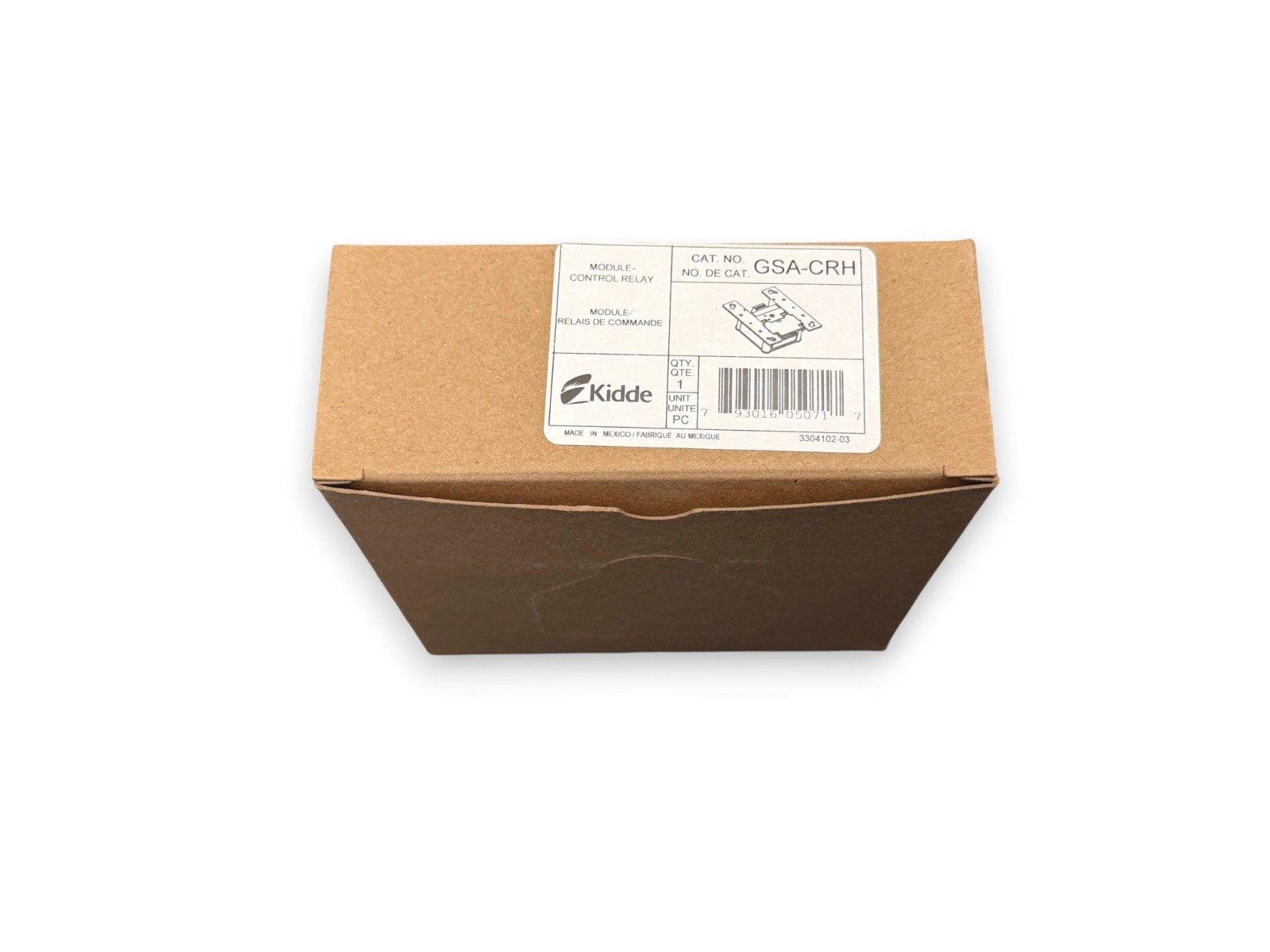 Kidde GSA-CRH control relay module in original packaging, fire alarm equipment