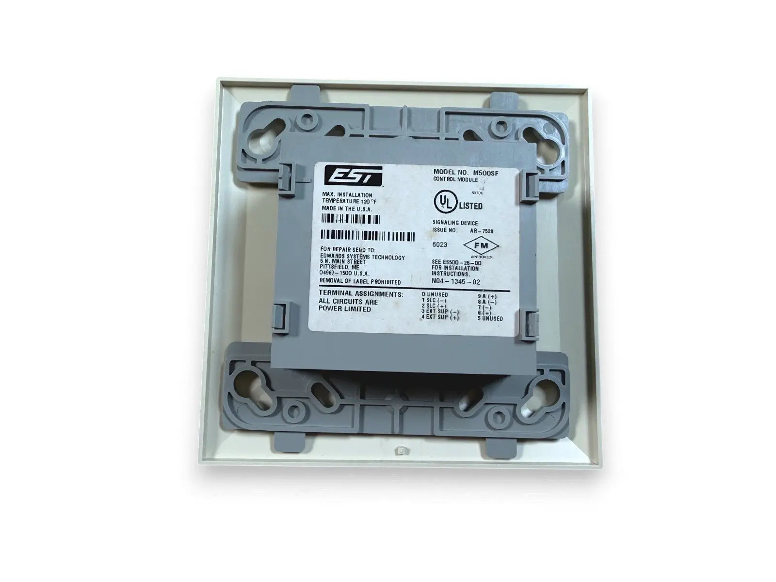 EST Edwards M500SF Fire Alarm Supervised Control Module Edwards