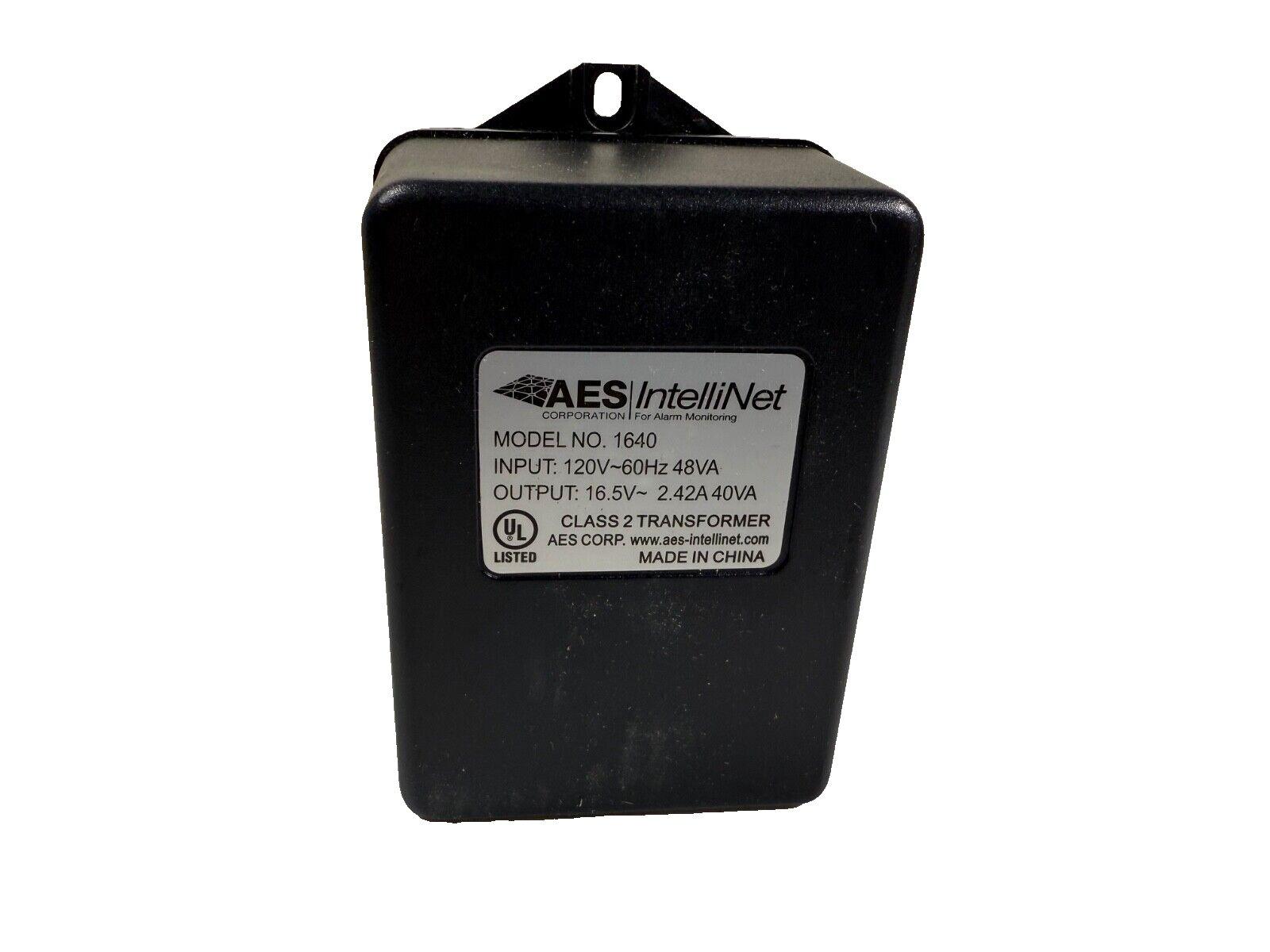 AES IntelliNet Model 1640 Class 2 Transformer for fire alarm systems, UL listed, 120V input