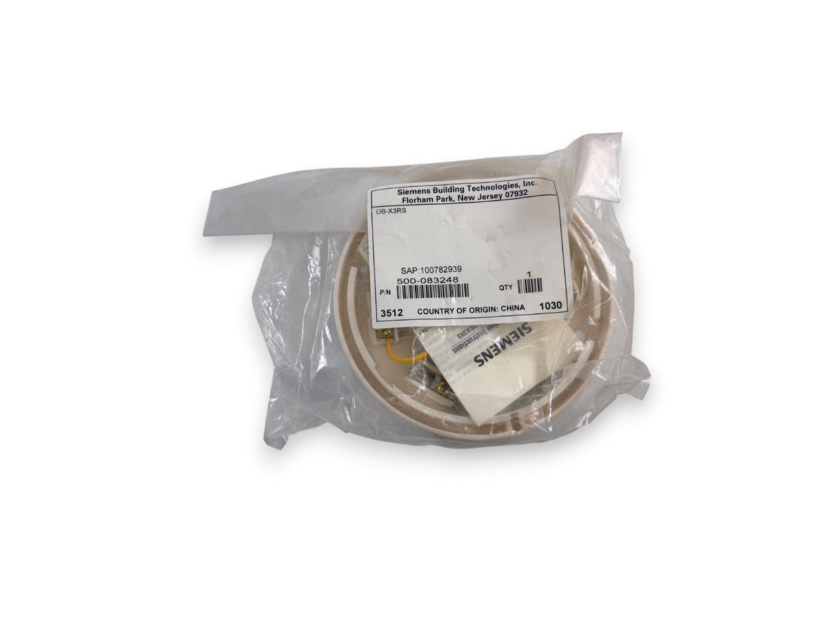 Siemens DB-X3RS 500-083248 Fire Alarm Detector Base (NEW IN BOX)
