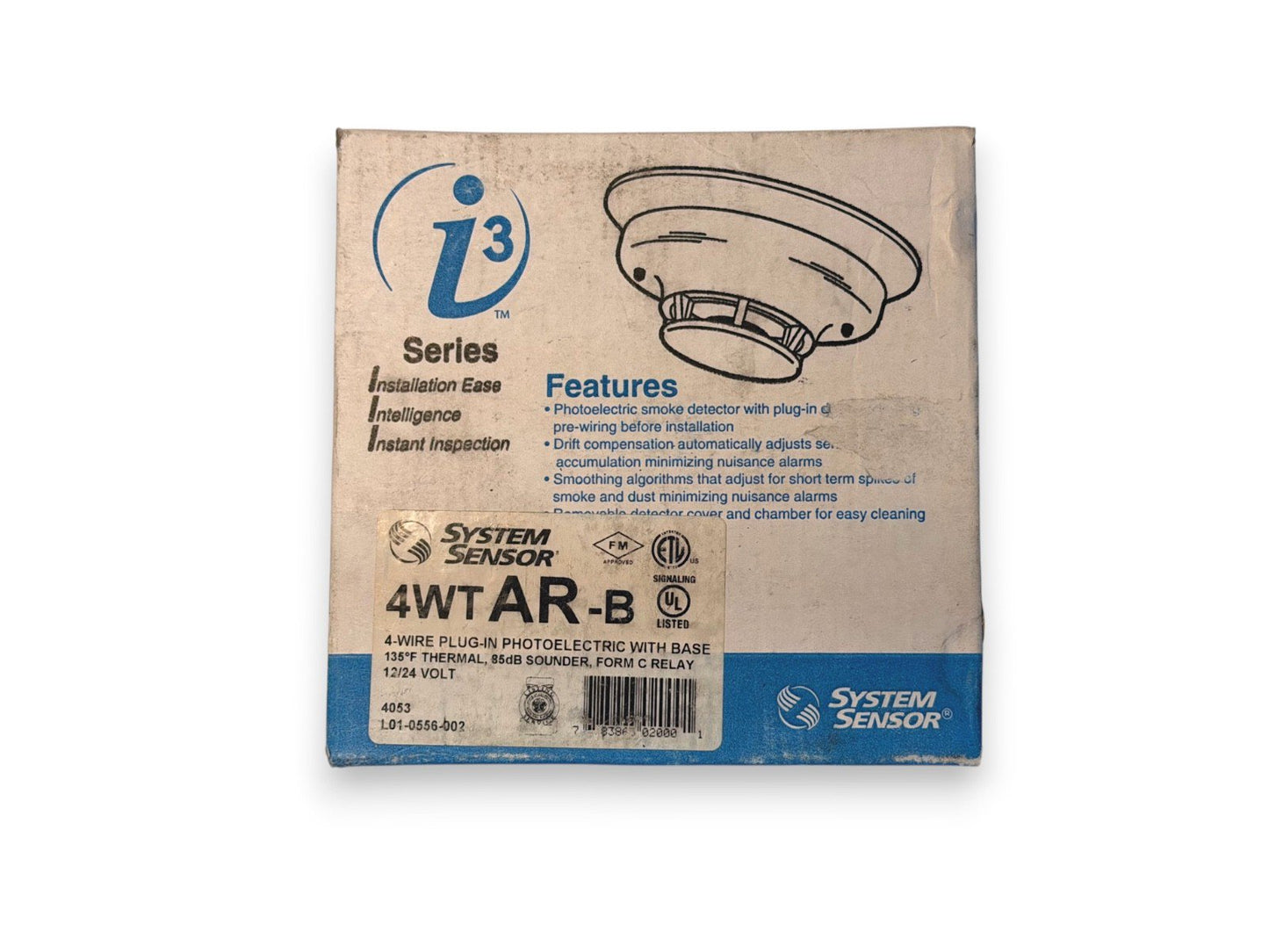 System Sensor 4WTAR-B Fire Alarm Smoke Detector (NEW IN BOX)