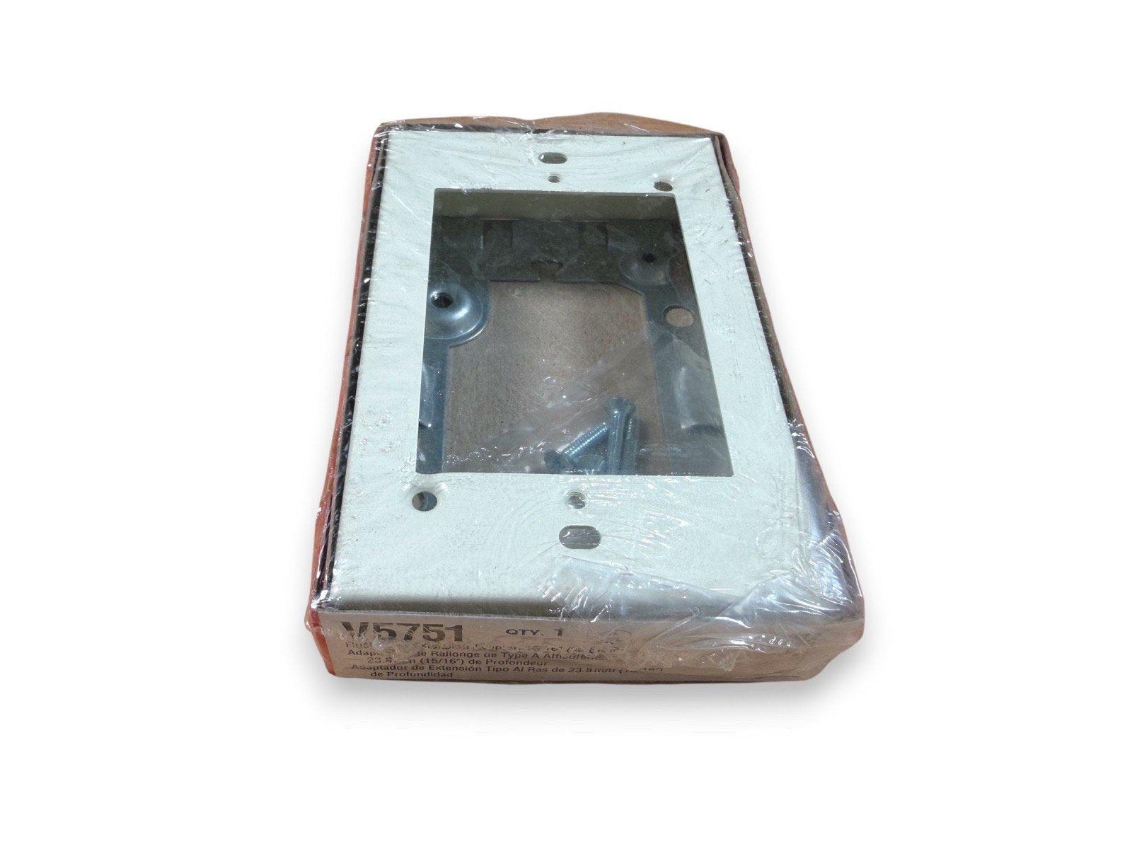V5751 fire alarm mounting bracket in original packaging with screws, for Type A devices
