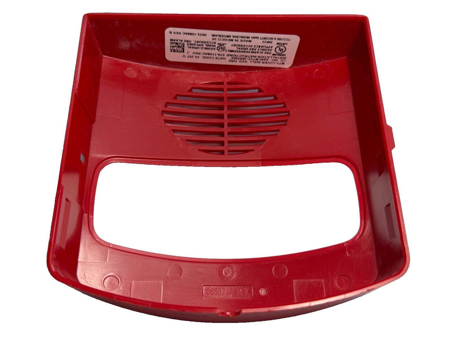 Autocall A49CMTVC-WRFIRE Fire Alarm Multi-tone Audible/Visible Cover Wall Red