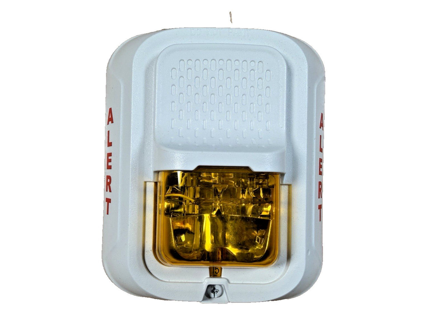 System Sensor SWL-ALERT Amber Strobe Wall White No Mounting Plate