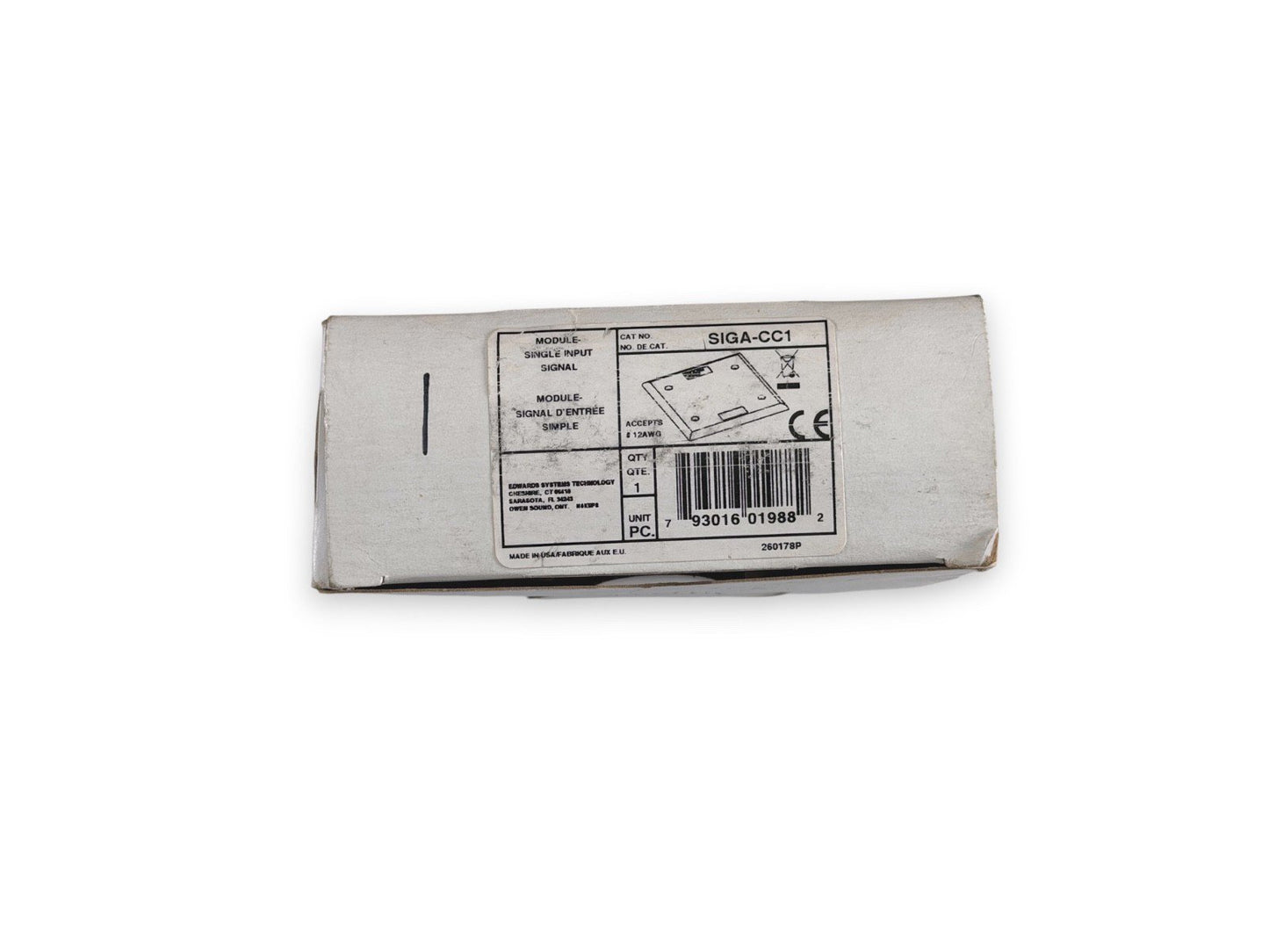 EST Edwards SIGA-CC1 Fire Alarm Single Inpiut Signal Module (NEW IN BOX)