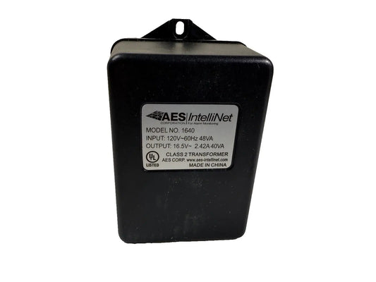 AES IntelliNet 1640 120V~60Hz 48VA to 16.5V~2.42A 40VA Tranformer (NEW IN BOX) AES