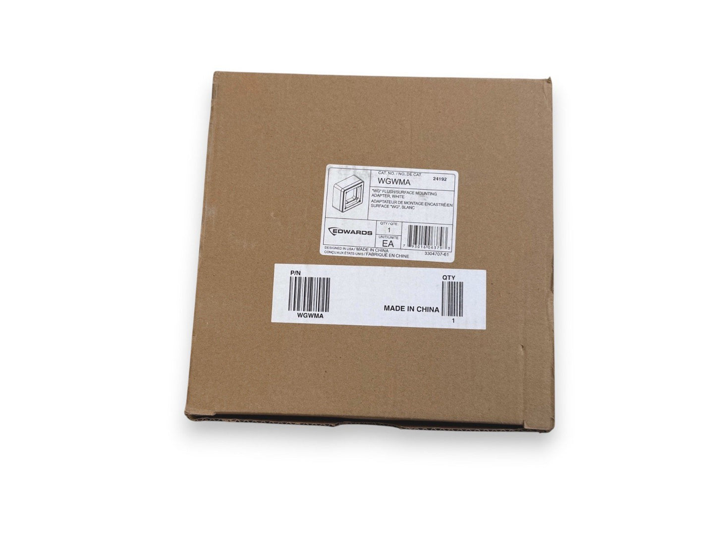 EST Edwards WGWMA Flush Surface Mount Adapter White (NEW IN BOX)