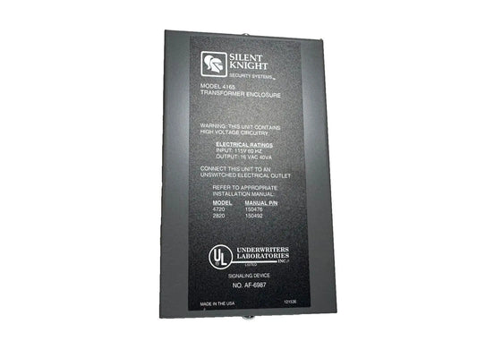Silent Knight 4165 Transformer Enclosure (NEW) Silent Knight