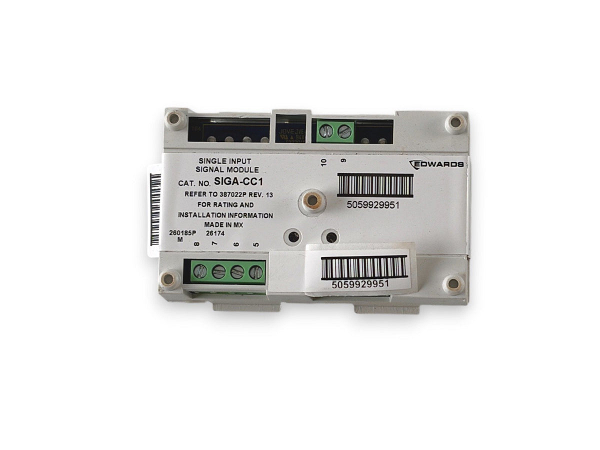 EST Edwards SIGA-CC1 Fire Alarm Single Input Signal Module