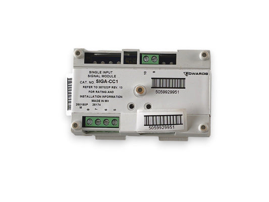 EST Edwards SIGA-CC1 Fire Alarm Single Input Signal Module