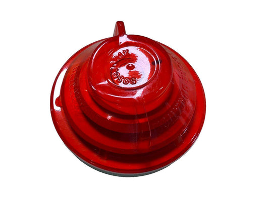 Red fire alarm bell with SOSOS branding, used for emergency alert systems