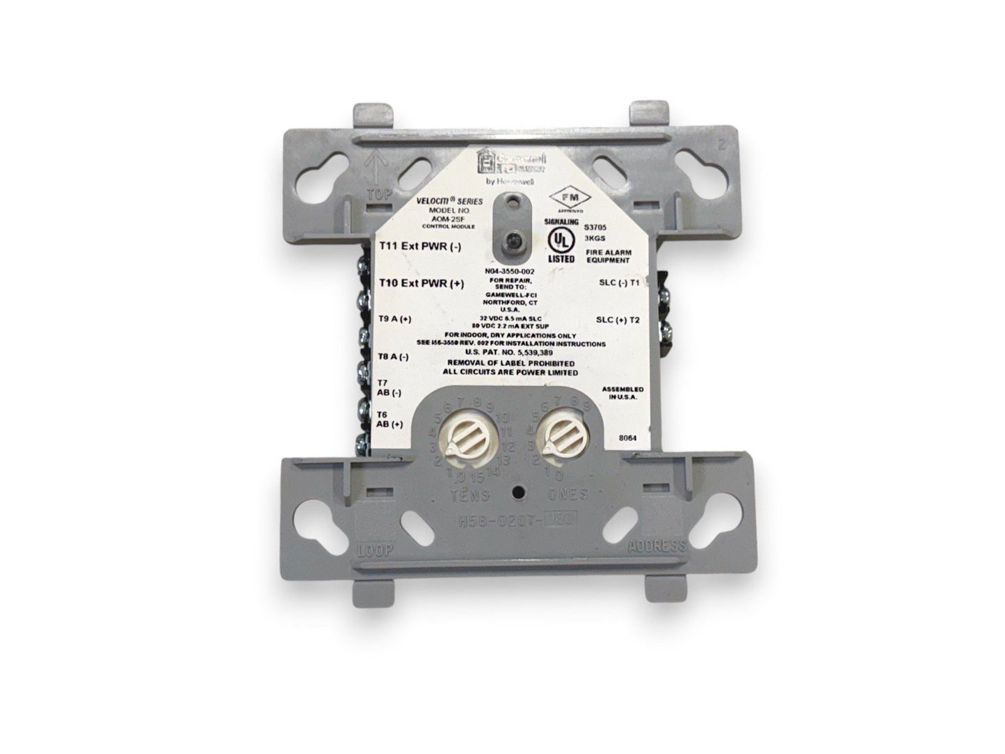 Gamewell-FCI AOM-2SF Fire Alarm Addressable Control Module