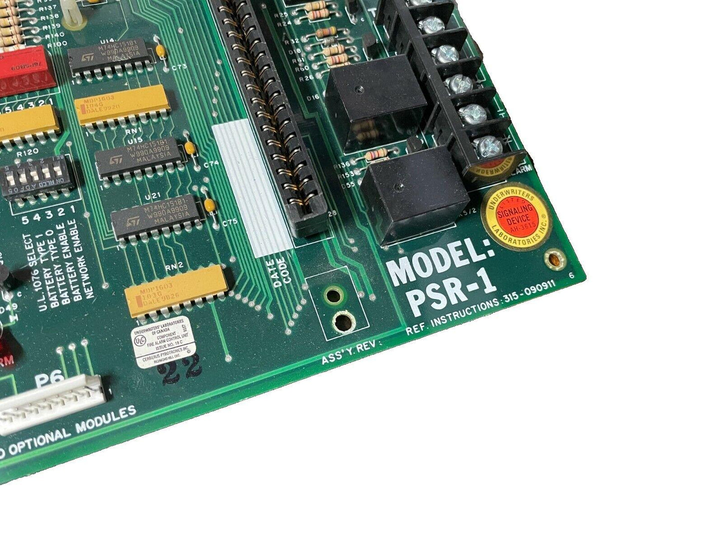 Siemens PSR-1 Fire Alarm Remote Power Supply Board