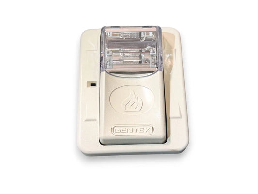 Gentex GES3-24WW Fire Alarm Strobe Wall White No Mounting Plate Gentex