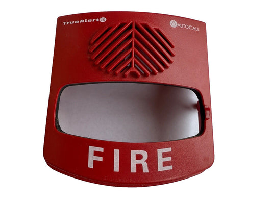 Autocall A49AVC-WRFIRE-O Fire Alarm TrueAlert ES VO Cover Wall Red