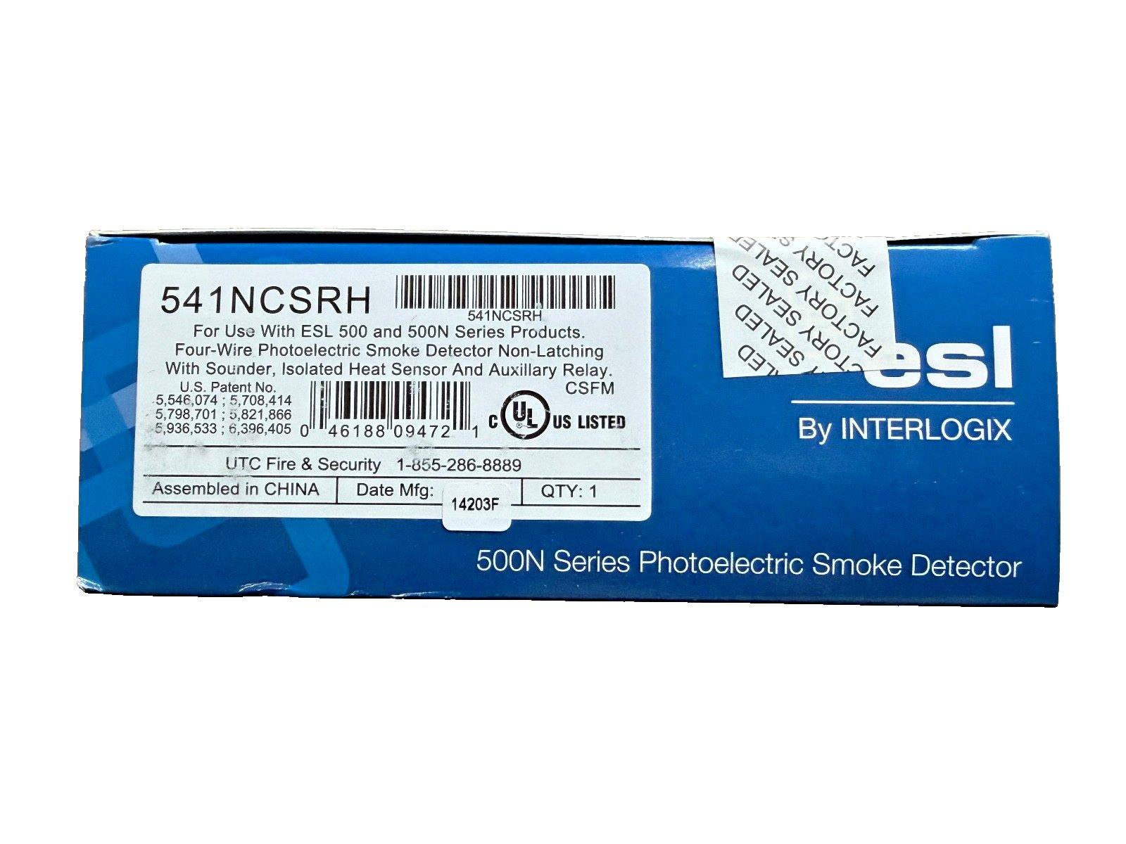 ESL 500N Series photoelectric smoke detector box, UL listed, factory sealed