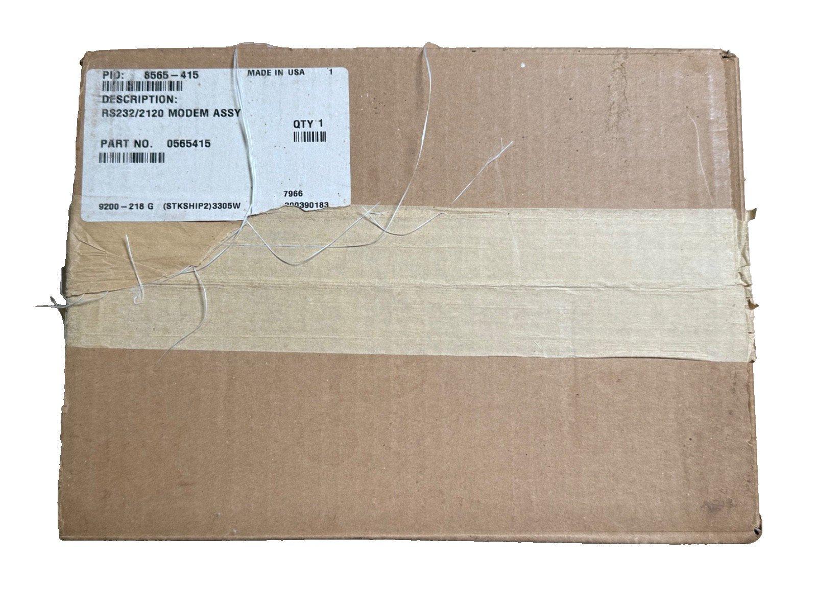 RS232/2120 Modem Assembly in cardboard box, part no. 0565415, made in USA, fire alarm equipment