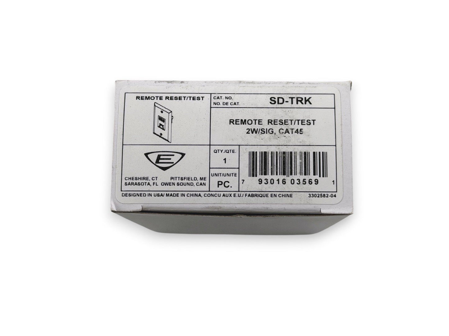 EST Edwards SD-TRK Fire Alarm Remote Reset/Test Switch (NEW IN BOX)