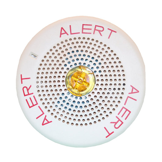 Eaton Wheelock LSPSTWC3-ALA Fire Alarm Speaker Amber Strobe Ceiling (NEW IN BOX)