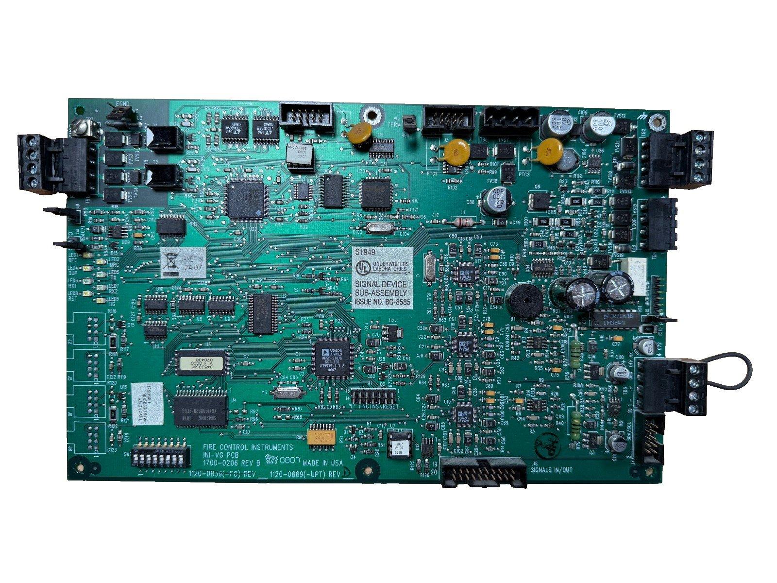 Gamewell-FCI 1100-1322 INI-VGC-UTP Fire Alarm Command Center Voice Gat ...