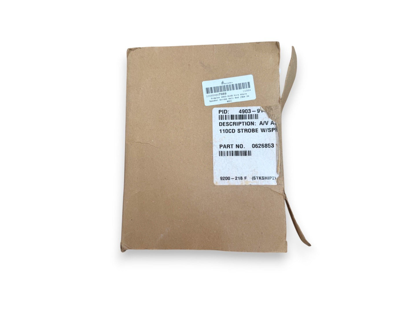 Simplex 4903-9148 Fire Alarm Speaker Strobe Wall Red (NEW IN BOX)