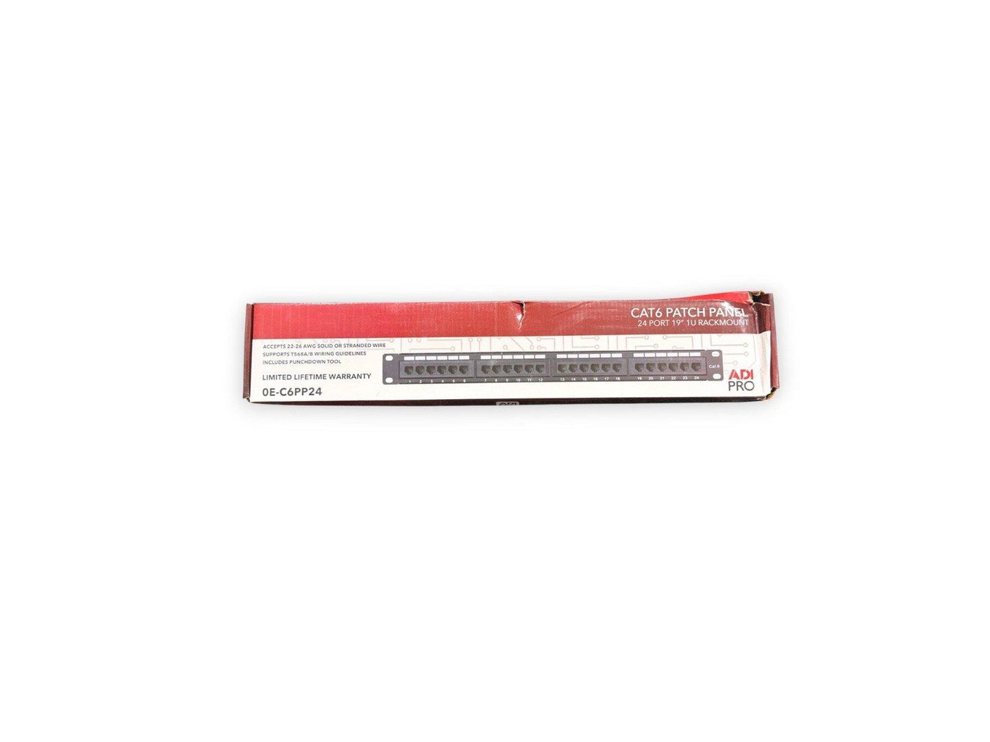 ADI Pro 0E-C6PP24 Cat6 Patch Panel (NEW IN BOX)