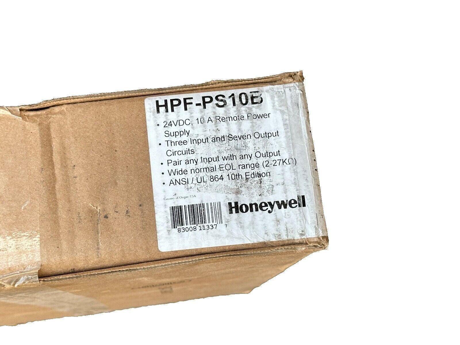 Honeywell HPF-PS10B 24VDC 10A remote power supply for fire alarm systems, ANSI/UL 864 compliant