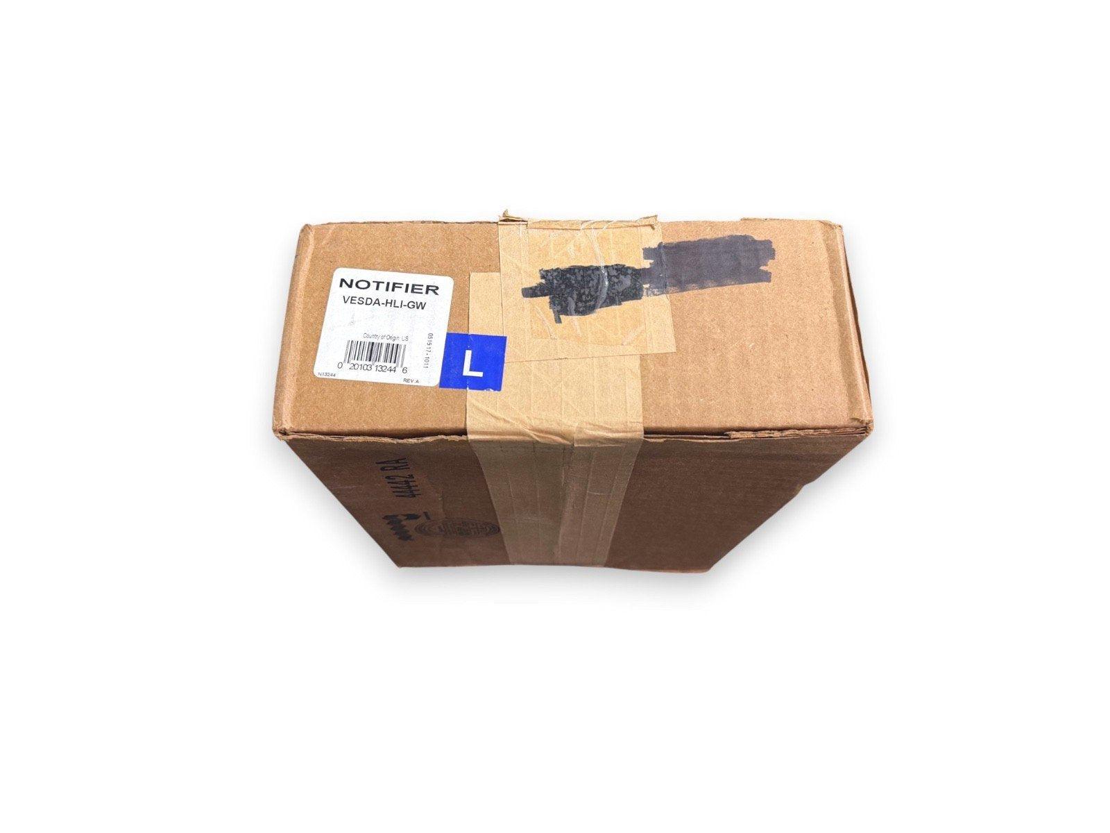 Vesda HLI-GW fire alarm notifier in sealed cardboard box, new surplus equipment