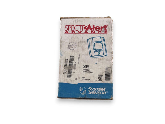 System Sensor SR Fire Alarm Strobe Wall Red (NEW IN BOX)