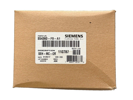Siemens fire alarm control panel SEH-MC-CR in original packaging, part # S54360-F9-A1