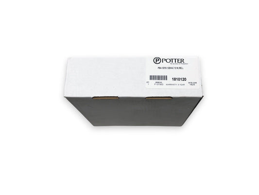 Potter PBA-12010 120VAC Bell Red (NEW IN BOX)
