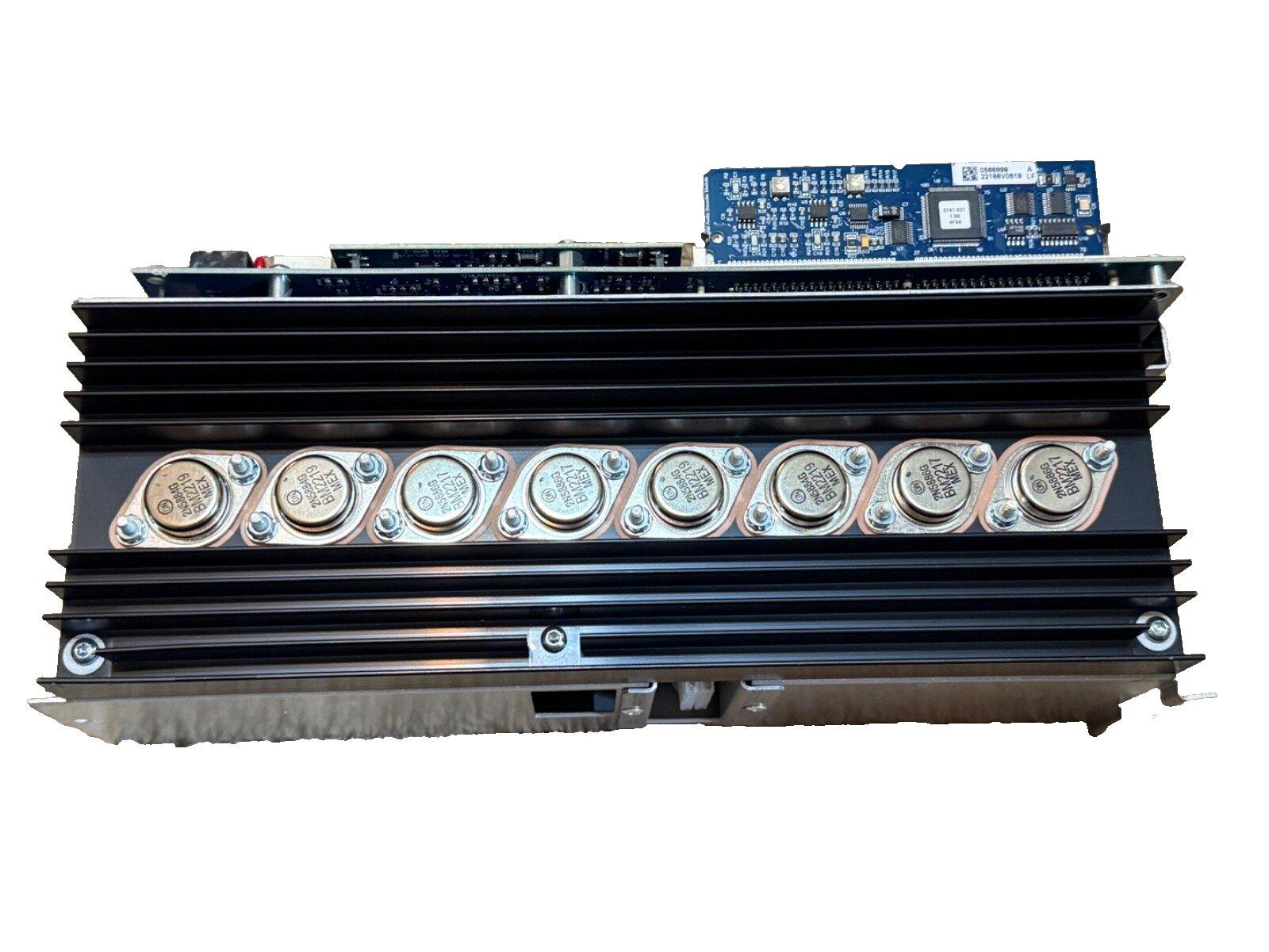 Fire alarm control panel with circuit board and heat sink, used fire alarm equipment