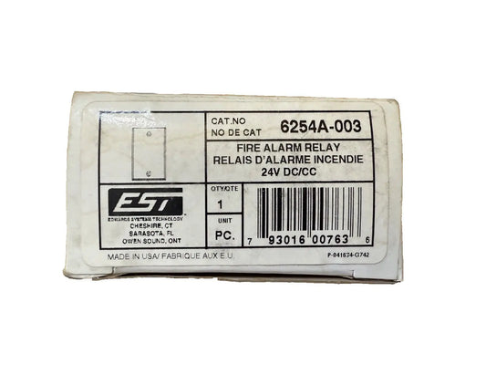 EST Edwards 6254A-003 Fire Alarm Relay (NEW IN BOX) Edwards