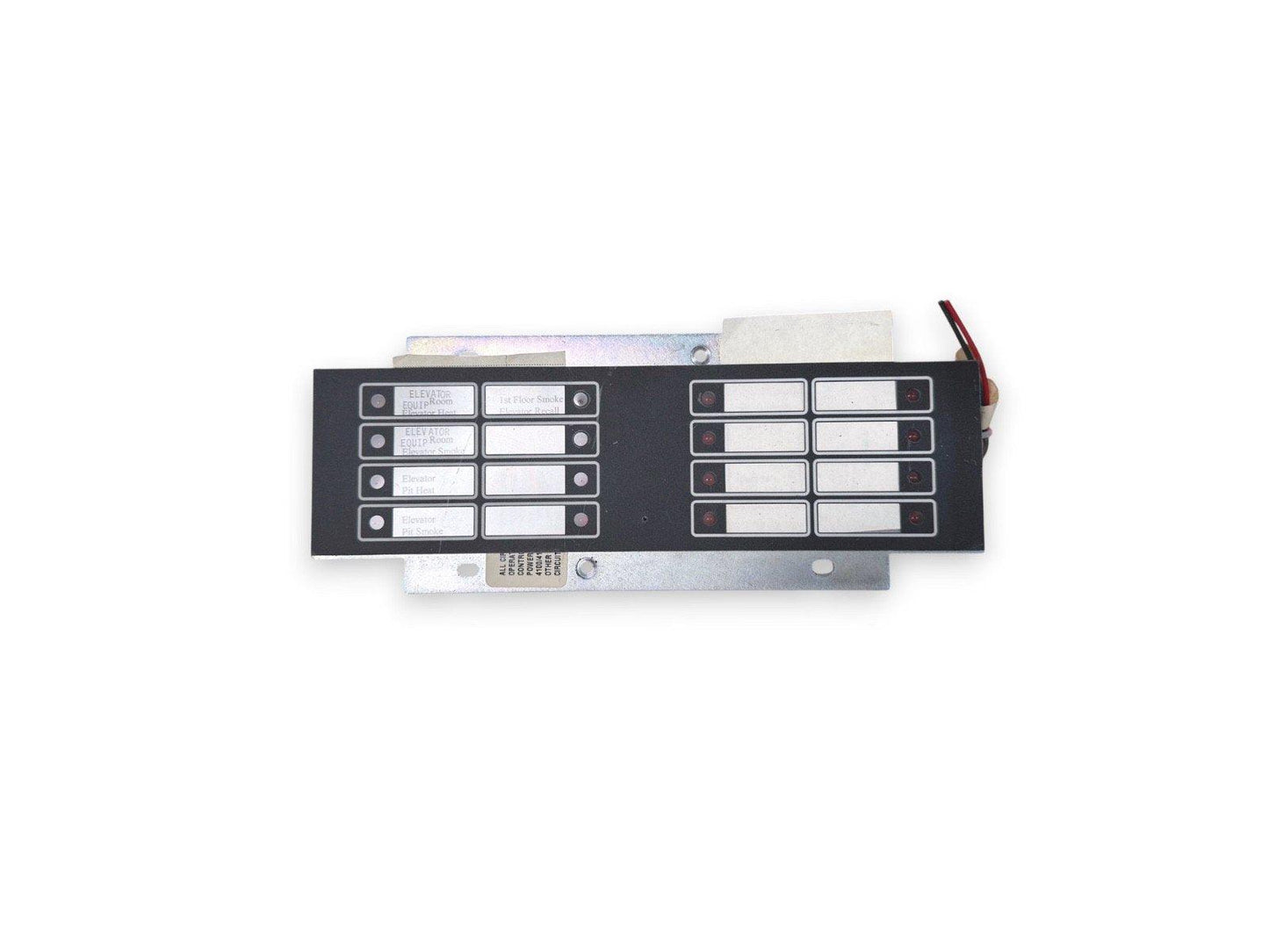 Fire alarm control panel with elevator and smoke zone indicators for commercial safety systems