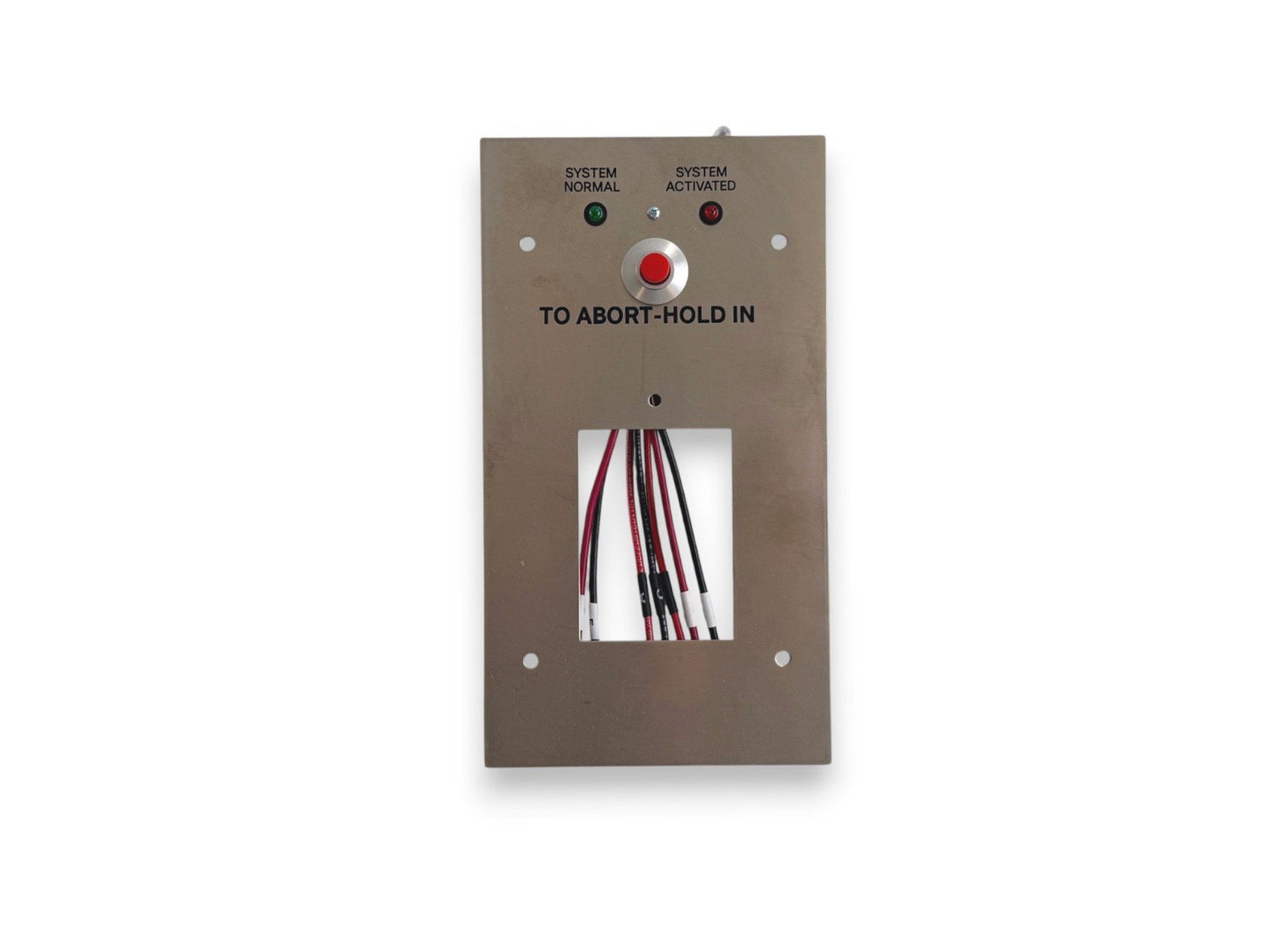 NOTIFIER NBG-12LRA Fire Alarm Pull Station Abort Botton Trim Plate (NEW)