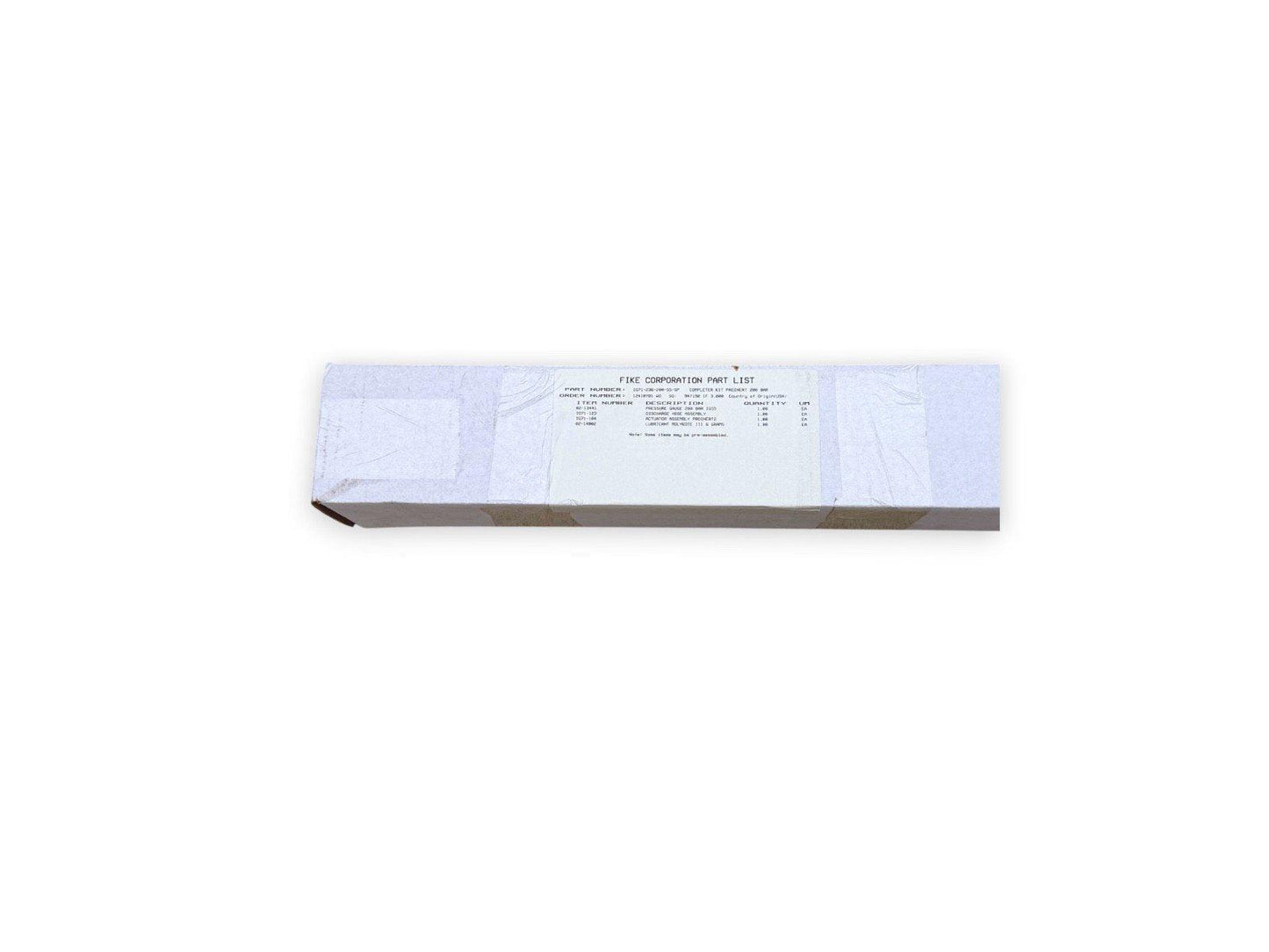 Fike IG71-236-200-55-SP Completer Kit Proinert 200 Bar (NEW IN BOX)