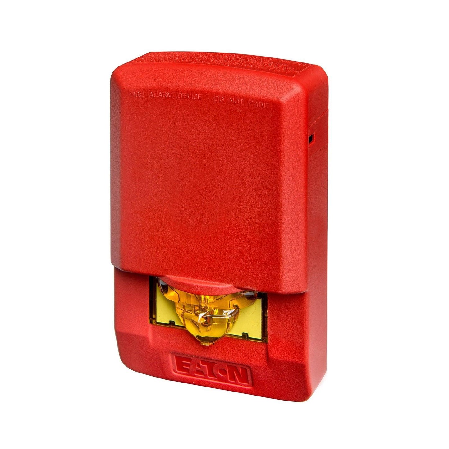 Eaton Wheelock LSTR3-NA Fire Alarm LED3 Amber Strobe Wall Red (NEW IN BOX)