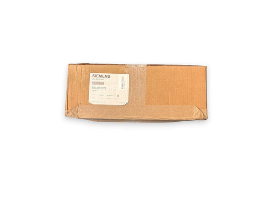 Siemens fire alarm equipment box, model 500-633772, sealed packaging for new or surplus parts