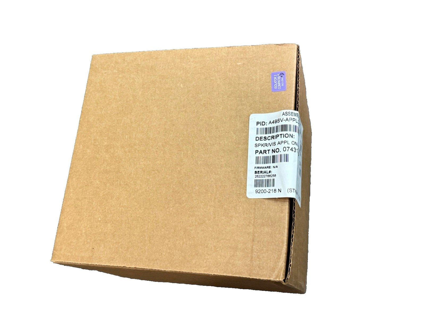 Autocall A49SV-APPLC-BA Fire Alarm Speaker Visual Ceiling (NEW IN BOX)