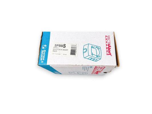System Sensor SPBBS red wall back box skirt for fire alarm systems