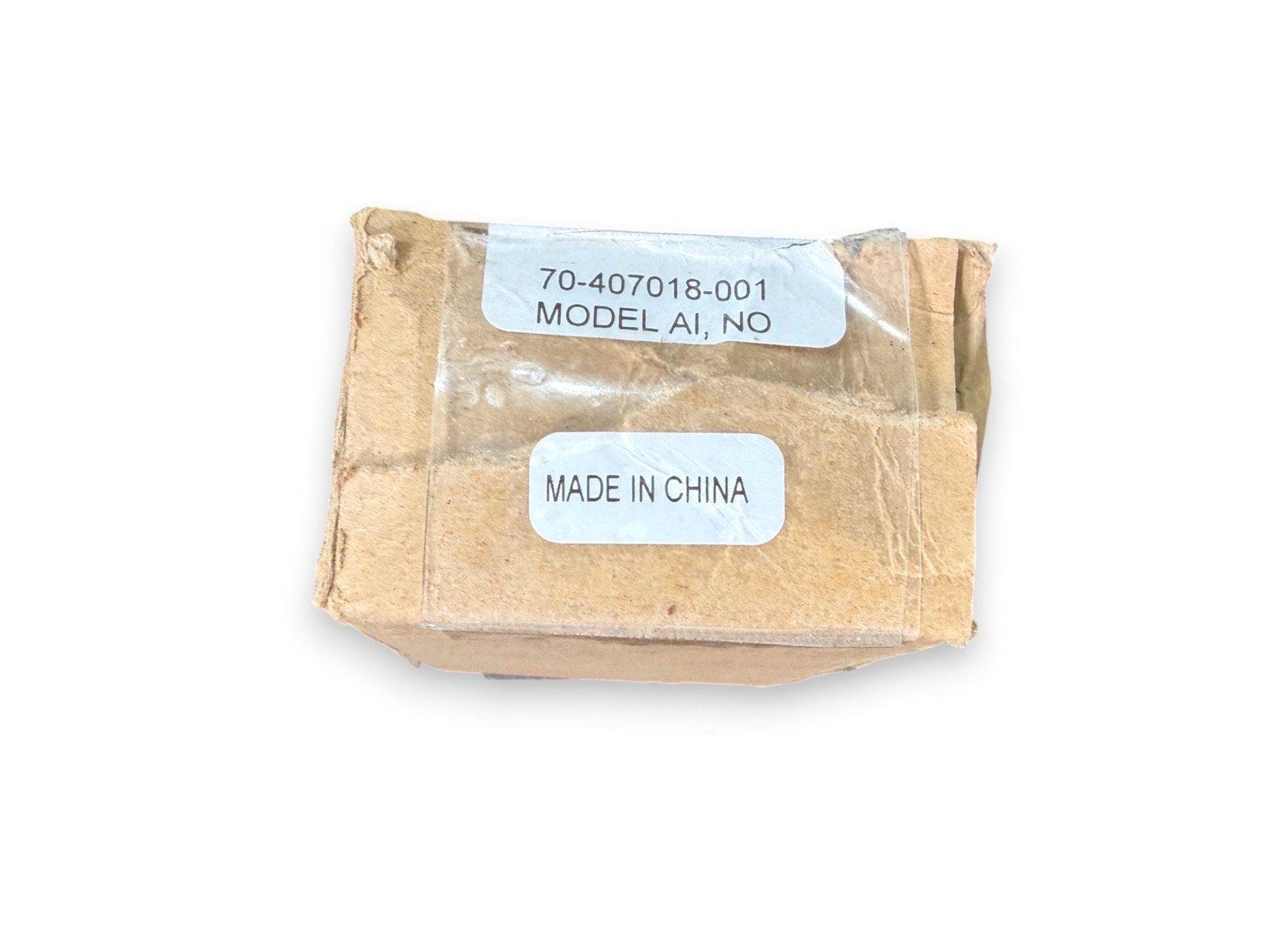 Fire alarm component model AI, NO, part #70-407018-001, made in China, packaged in cardboard